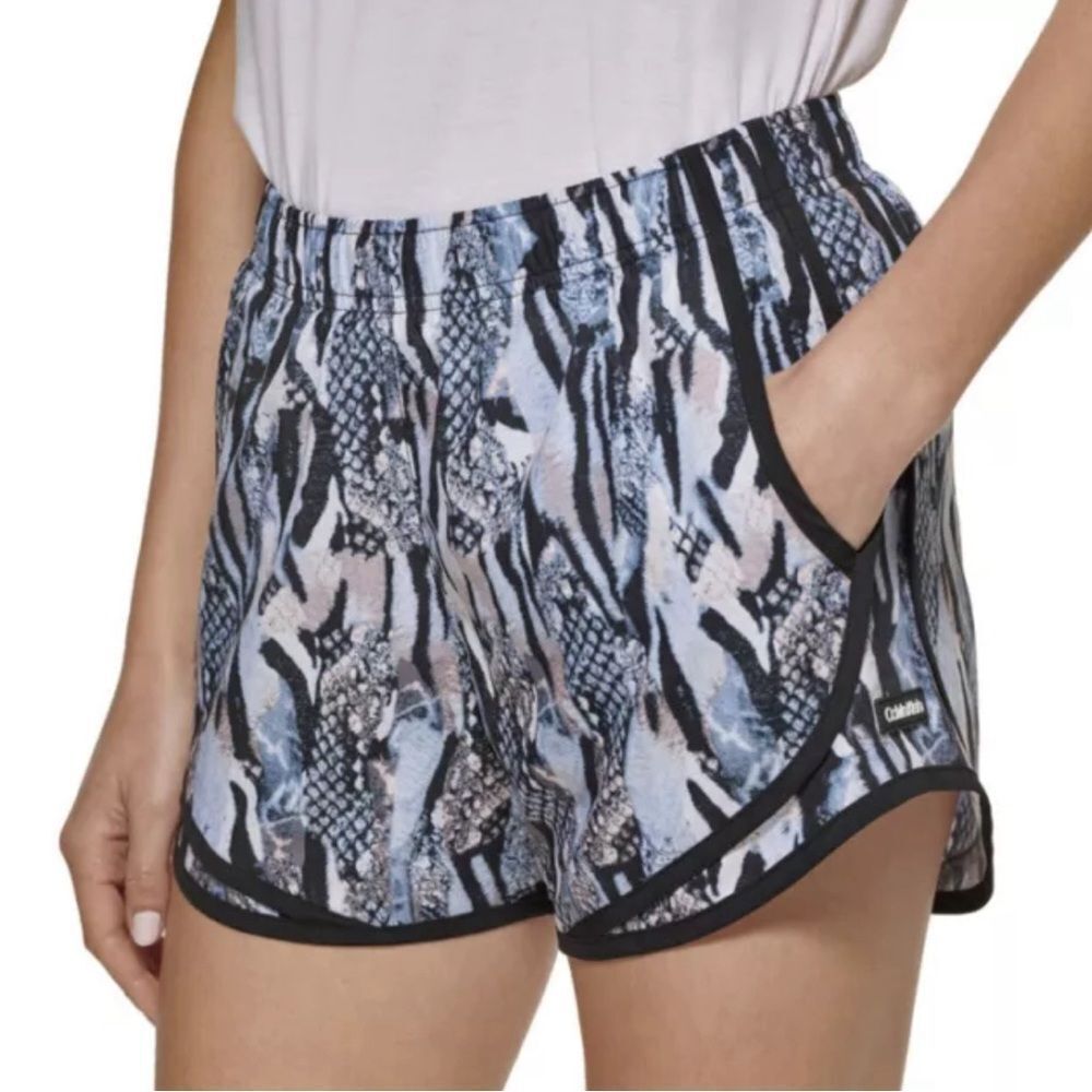NWT 2 Calvin Klein Women's Comfortable Fashion Print Running Shorts Size XS - Picture 9 of 9